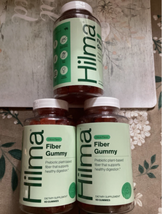 3x Hilma Prebiotic Fiber Gummies, Daily Fiber Supplement, Citrus, 60 Count - $19.79