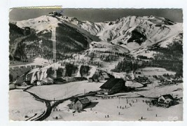 Auron France Winter Sports Resort Real Photo Postcard 1956 - $16.88