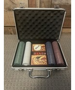 SAGO 200 PC Poker Set 11.5g Chips 2 Decks 5 Dice Dealer Button Aluminum ... - $984.94 MXN