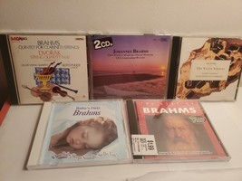 Lot de 5 CD Brahms : The Best Of, Sonates pour violon, Baby&#39;s First, Clarinette - £11.99 GBP