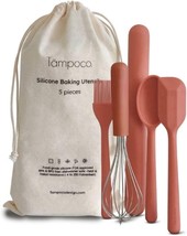 Tampoco Kids Silicone Baking Utensil Set, 5 Pc, Food Grade, BPA-Free, Pink - $406.70 MXN