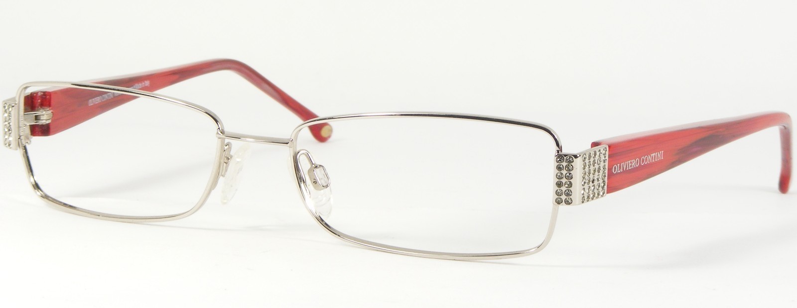 Oliviero Contini OC447 Col.59 SILVER UNIQUE EYEGLASSES 53-16-135mm Italy... - $79.20