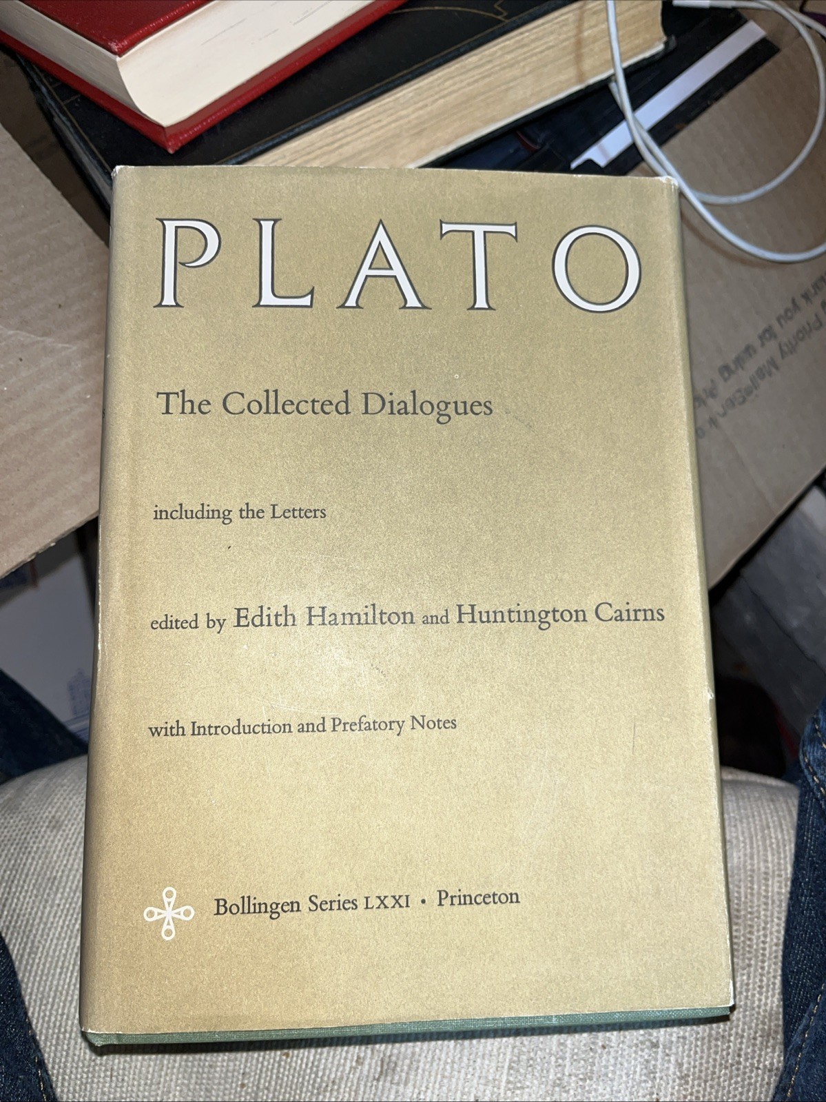 Plato The Collected Dialogues Hardcover Book 1973 Bolling Series W Dust ... - $20.00