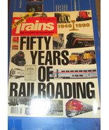 TRAINS NOVEMBER 1990 50 YEARS OF RAILROADING MAGAZINE - $7.99