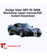 Dodge Viper SRT-10 2008 Workshop  service repair manual, Factory repair ... - $17.94 CAD