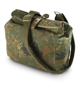 German Flecktarn Bundeswehr Army Gas Mask Bag Fleck Camo Field Pouch Fre... - $50.73 CAD