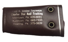 Vintage Advertising Leather Key Holder Wallet - Carl Bieber Tourways Rea... - $27.67