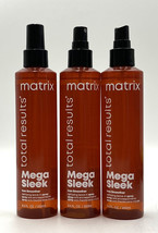 Matrix Mega Sleek Iron Smoother Leave In Spray 8.5 oz-3 Pack - £41.23 GBP