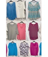9 Plus Size 3X Blouse Tops Shirts Folunsi Terra &amp; Sky Time &amp; Tru - $499.78 MXN