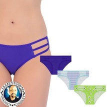 No Boundaries 3-Pair Womens Cheeky Underwear Panties Cotton Blend XL - £7.86 GBP