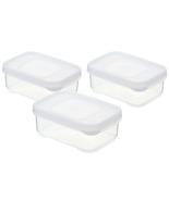 INOMATA Food Storage Sealed Container 3p 6.4 oz (190ml) Clear - £31.58 GBP