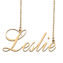Leslie Custom Name Necklace Personalized for Mother&#39;s Day Christmas Gift - £12.57 GBP