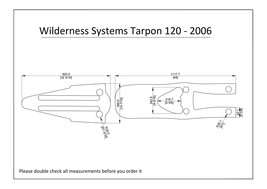 2006 Wilderness Systems Tarpon 120 Kayak Boat EVA Foam Deck Floor Pad Flooring - £157.71 GBP