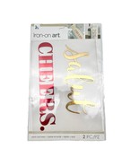 Momenta Iron-on Art Salut Cheers New in Package Red Gold - £7.04 GBP