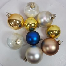 Vintage 1990s Multicolor Christmas Holiday Ornaments 2-2.5 Inch LOT OF 9 - £12.98 GBP