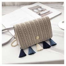 2023 Vintage Casual Woman Straw Crossbody Bag Ladies Small  Tel Summer Beach Bag - £48.43 GBP