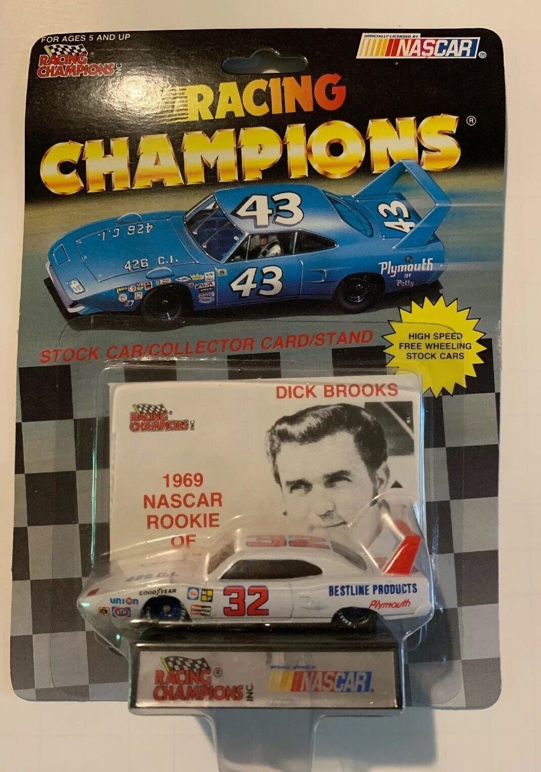 Primary image for Dick Brooks # 32 1:64 Scale Die Cast Car`1969 Rookie Of The Year.  NOS