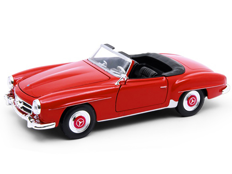 1955 Mercedes-Benz 190 SL Red "NEX Models" Series 1/24 Diecast Model Car by Well - $41.41