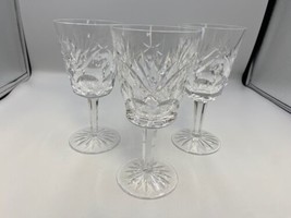 Waterford Crystal ASHLING Goblets / Glasses Set of 3 - £133.12 GBP