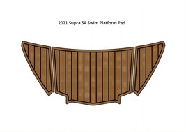 2021 Supra SA Swim Platform Pad Boat EVA Foam Faux Teak Deck Floor Mat Flooring - £236.94 GBP