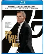 No Time To Die 3 Disc Collectors Edition 007 (Blu-Ray, DVD, Digital) Sli... - $55.00