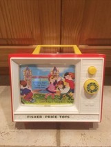 Fisher Price Original Giant Screen Music Box TV 2 Tunes 2 Picture Story ... - £16.31 GBP