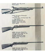 1950 H&amp;R And Remington Model Rifles Advertisement Vintage Gun Firearms D... - €17,04 EUR