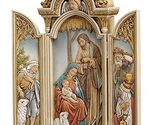 Roman Joseph Studio Nativity Triptych Renaissance Collection 12.7 In Mul... - $153.99