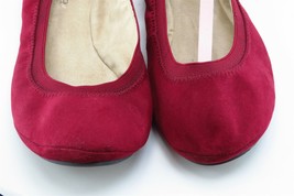 Bandolino Women Sz 9.5 M Burgundy Ballet Fabric Shoes - £15.60 GBP