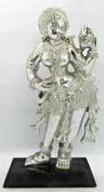 Hindu Shiva Shakti Aluminum Sculpture on Wood Base - $127.71