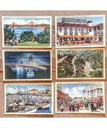 Lot of 6 vintage, California postcards, most Pictorial Wonderland, circa... - $10.76 CAD