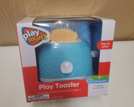 Play Right Play Toaster Pop-Up Action Imagination Fine Motor Skills - £15.21 GBP