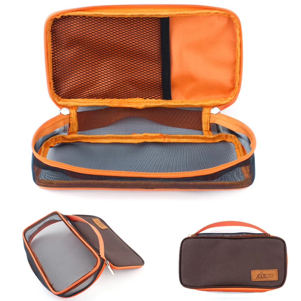 Sporting Outdoor Camping Travel Picnic Cutlery Tote Case Chopsticks Spoon Fork H - £18.48 GBP