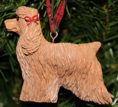 Kurt Adler Vintage Dandy Dogs Hand Painted Cocker Spaniel Dog Christmas Ornament - $8.88