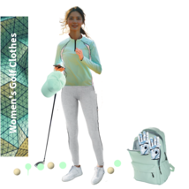 Women&#39;s Golf Clothes Grey Legging By Satva Size L - £31.59 GBP