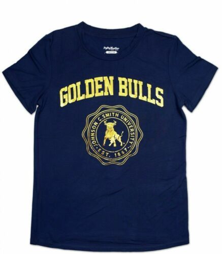 Johnson C Smith University Foil Tee JCSU Golden Bulls