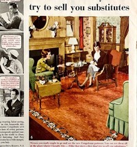 Congoleum Gold Seal Rugs #1 1934 Advertisement Full Page Lithograph DWU1 - $29.99