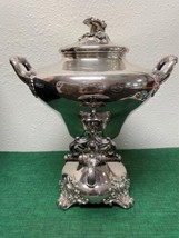 Massive Art Nouveau Silverplate Urn / Hot Water with Spout - £280.67 GBP