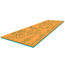 14 Ft Maui Water Playground Floating Foam Island Mat, Orange/Teal - £608.16 GBP