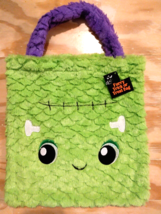 New w/Tag Lime Green Franken Monster 14x14 Trick Or Treat Bag - Halloween - $8.95