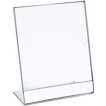Dazzling Displays Clear Acrylic 8.5 x 11 Slant Back Book Easel with Lip