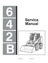 Bobcat 1986 642B Skid Steer Loader Repair Service Manual SN 6570275  - €7,79 EUR