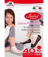2 Pairs Of Socks 40 Den Fantasy From Girl Elasticated LIABEL 4040 Friend... - £1.81 GBP