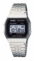 Casio A158W-1 Men's Quartz Stainless Steel Watch 7 Year Battery - $1,104.38 MXN