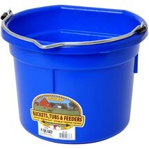 Miller Manufacturing P8FBBLUE Plastic Flat Back Bucket for Horses, 8-Qua... - €20,84 EUR