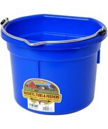 Miller Manufacturing P8FBBLUE Plastic Flat Back Bucket for Horses, 8-Qua... - €20,84 EUR