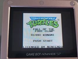 TMNT Teenage Mutant Ninja Turtles: Fall of the Foot Clan Nintendo Game Boy - £18.74 GBP