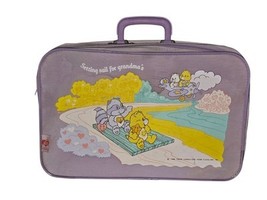 Vintage 1986 Care Bears Child Suitcase &quot;Setting Sail For Grandma&#39;s&quot; Lave... - €15,35 EUR