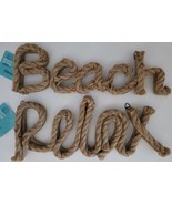 Seaside Beach Nautical Wall Rope Messages w Hanging Loops 1/Pk Select: M... - £3.15 GBP