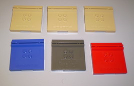 6 Used LEGO Tile 6 x 6 x 2/3 with Four Studs and Card-holder 45522 - £7.82 GBP